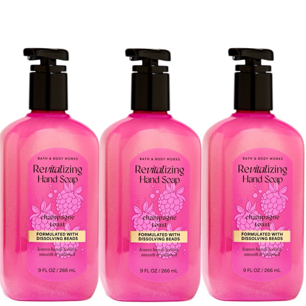 NEW Bath & Body Works CHAMPAGNE TOAST Revitalizing Gel Hand Soap Bundle 2026 - Picture 6 of 6
